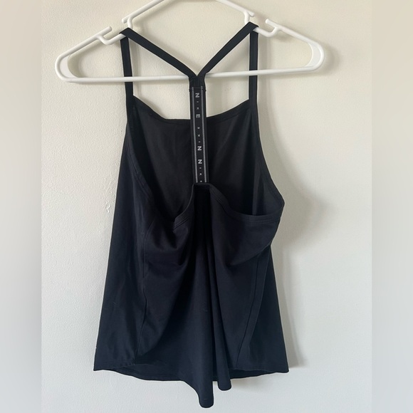 Nike T Strap Black Tank Top - Picture 2 of 3